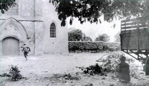 Foto aus der Normandie kurz nach dem D-Day 1944.