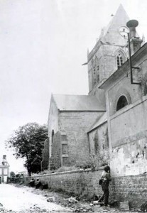 Foto aus der Normandie kurz nach dem D-Day 1944.