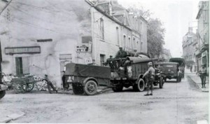 Foto aus der Normandie kurz nach dem D-Day 1944.