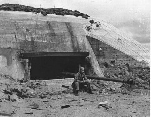 Foto aus der Normandie kurz nach dem D-Day 1944.