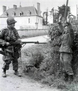 Foto aus der Normandie kurz nach dem D-Day 1944.