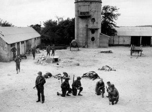 Foto aus der Normandie kurz nach dem D-Day 1944.