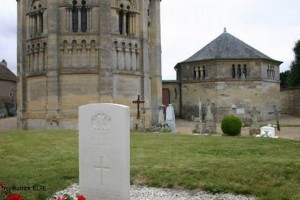 Der gleiche Ort in der Normandie, fotografiert in der Gegenwart.