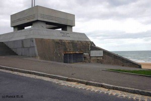 Der gleiche Ort in der Normandie, fotografiert in der Gegenwart.