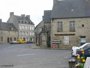 Der gleiche Ort in der Normandie, fotografiert in der Gegenwart.