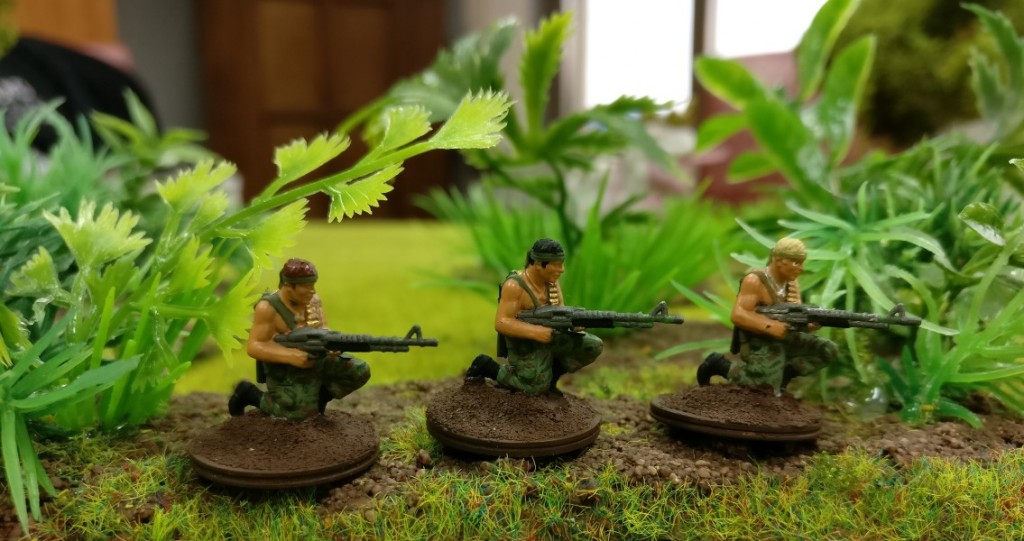 3 US-Grunts im Projekt "Vietnam 69" von Doncolor.  Die drei Rambos sind nur mal schnell aus Hollywood zum Shooting rübergekommen.