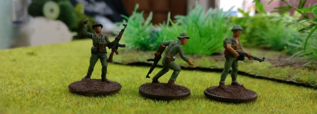 3 Schützen der Armee Nordvietnams NVA in Doncolors Projekt "Vietnam 69".