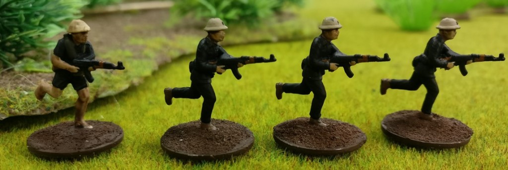 4 Schützen des Viet Cong in Doncolors Projekt "Vietnam 69".