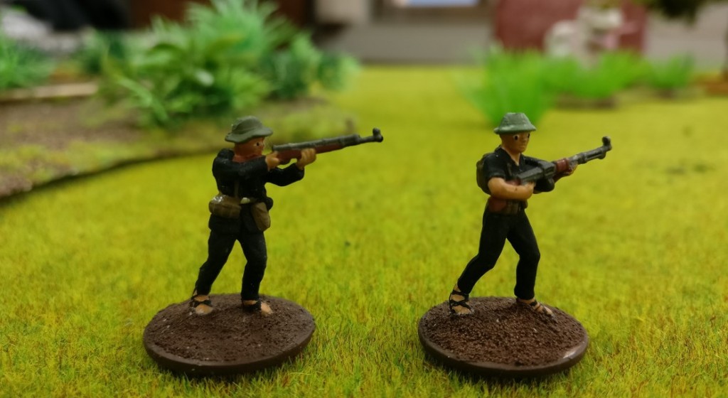 2 Schützen des Viet Cong in Doncolors Projekt "Vietnam 69".