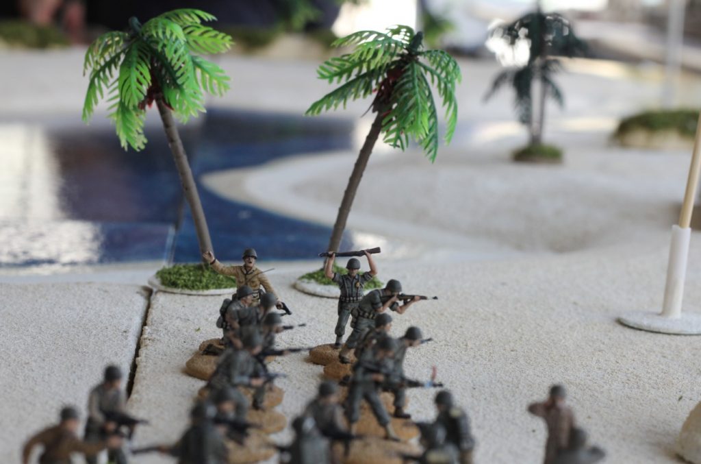 Foto: Behind Omaha Spieltisch #14: "Schlacht um Wake-Island, 1941"