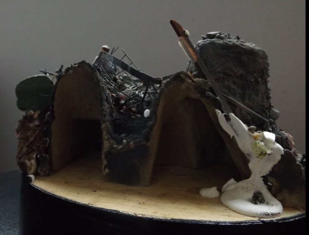 Diorama "Verschnaufpause" von Dieter Cerbin.