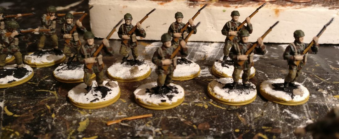 Britische Paratroopers im Denison Smock "2nd Pattern". 
