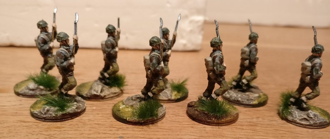 Die zusätzlichen Fallies für den Sturmi (Revell Set 02509 British Paratroopers)