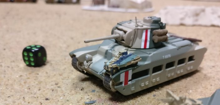 Der Matilda II lässt den kleinen Briten auf seinem Knie tanzen.