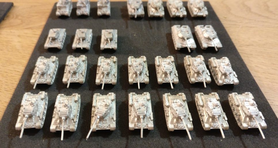 Ein "Panzerbataillon" der Roten Armee in 1:285: T-34/85, M3 Lee/Grant aus dem Lend Lease Pact, IS-2, IS-3 und andere,