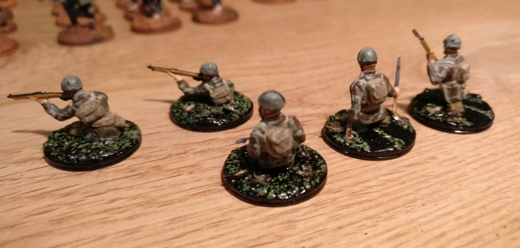 Ansicht der British Paratroopers im Pink Unicorn Swamp von hinten.