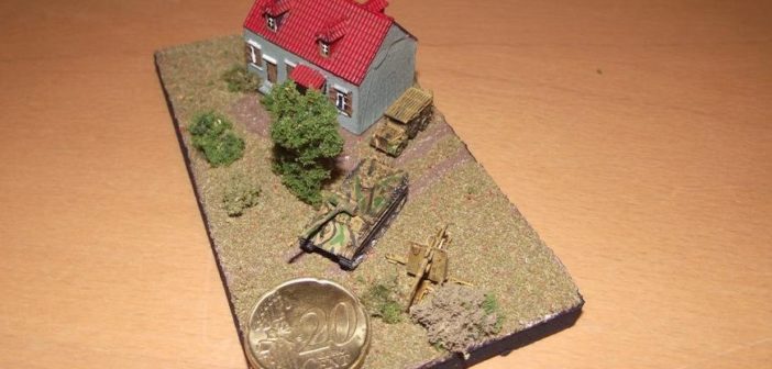 Diorama im Maßstab 1:285.