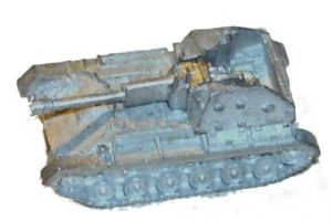 Diese SU-76 von GHQ wurde nur provisorisch zusammengesteckt. Auch hier war das Geschütz wieder ein separates Bauteil.