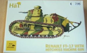 HaT 8114 Renault FT-17 with Hotchkiss Machine Gun