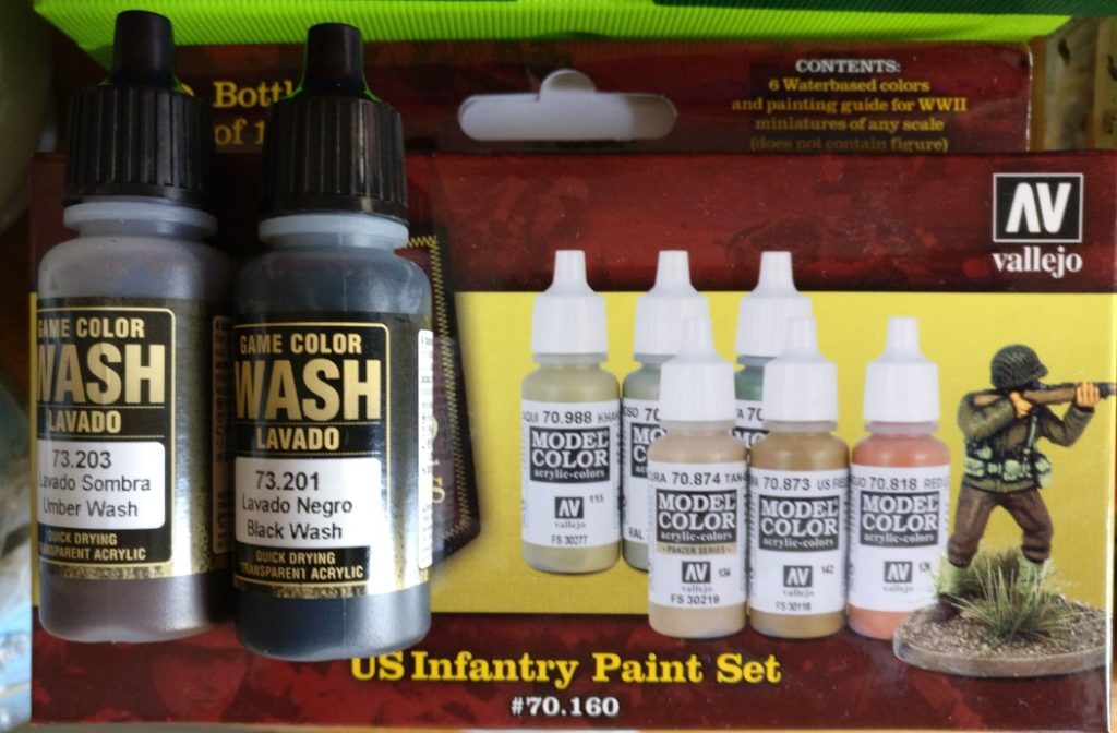 Das Vallejo US Infantry Paint Set #70.160