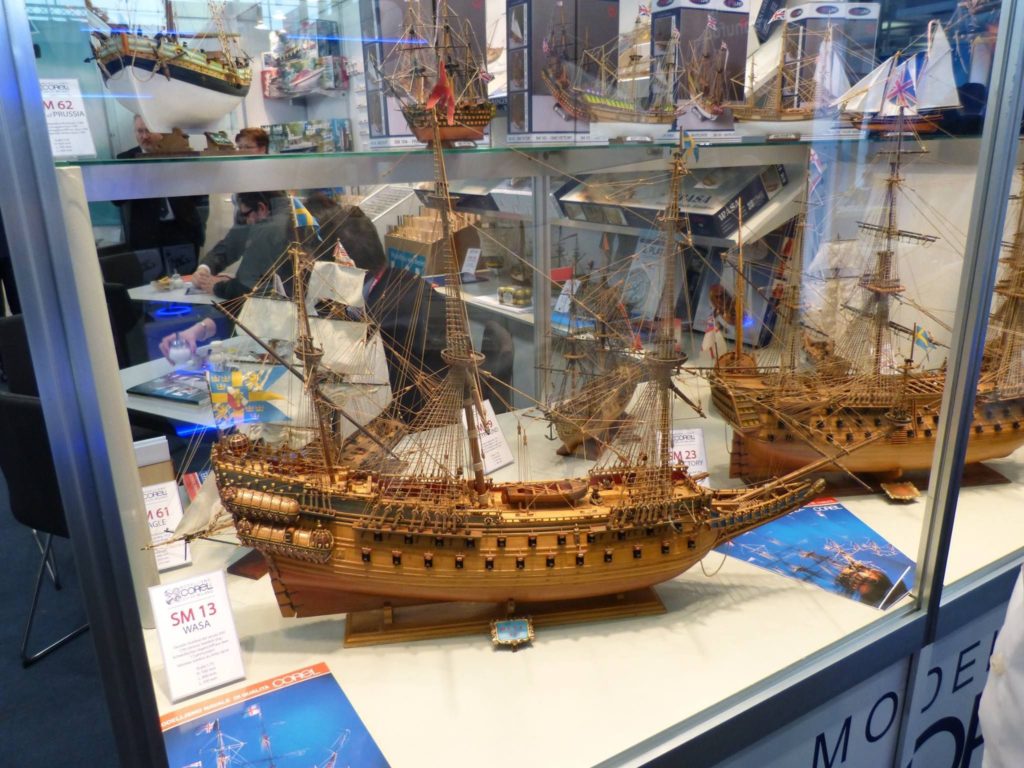 Segelschiff "WASA" von COREL auf der Spielwarenmesse Nürnberg
