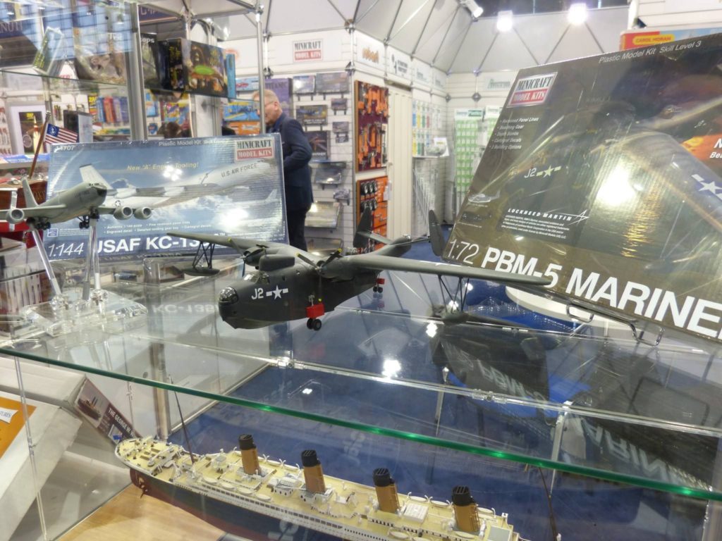 Flugboot Lockheed Martin PBM-5 Mariner von MINICRAFT MODEL KITS in 1:72 auf der Spielwarenmesse Nürnberg