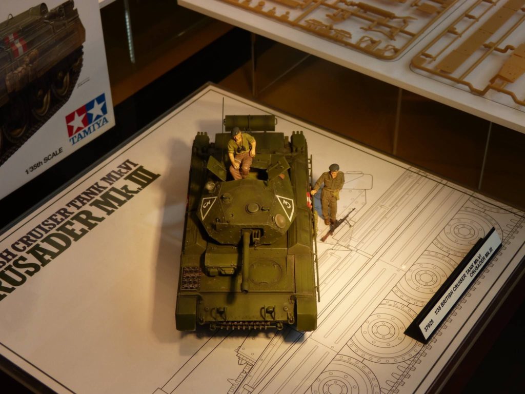 Der Cruiser Mk. VI / Crusader Mk. III in 1:35 von TAMIYA auf der Spielwarenmesse Nürnberg