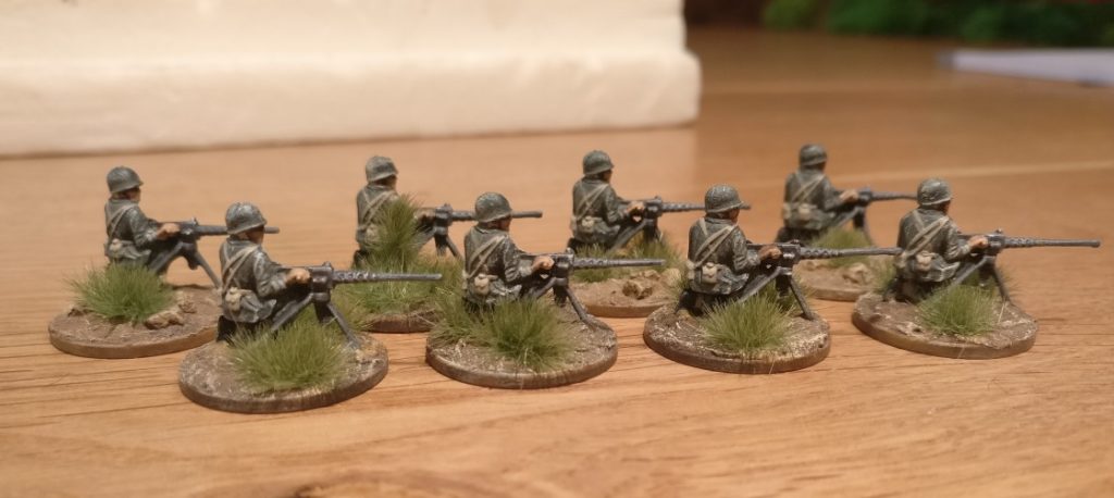 Die Browning M2 MG-Schützen aus dem Matchbox Set P5002 American Infantry