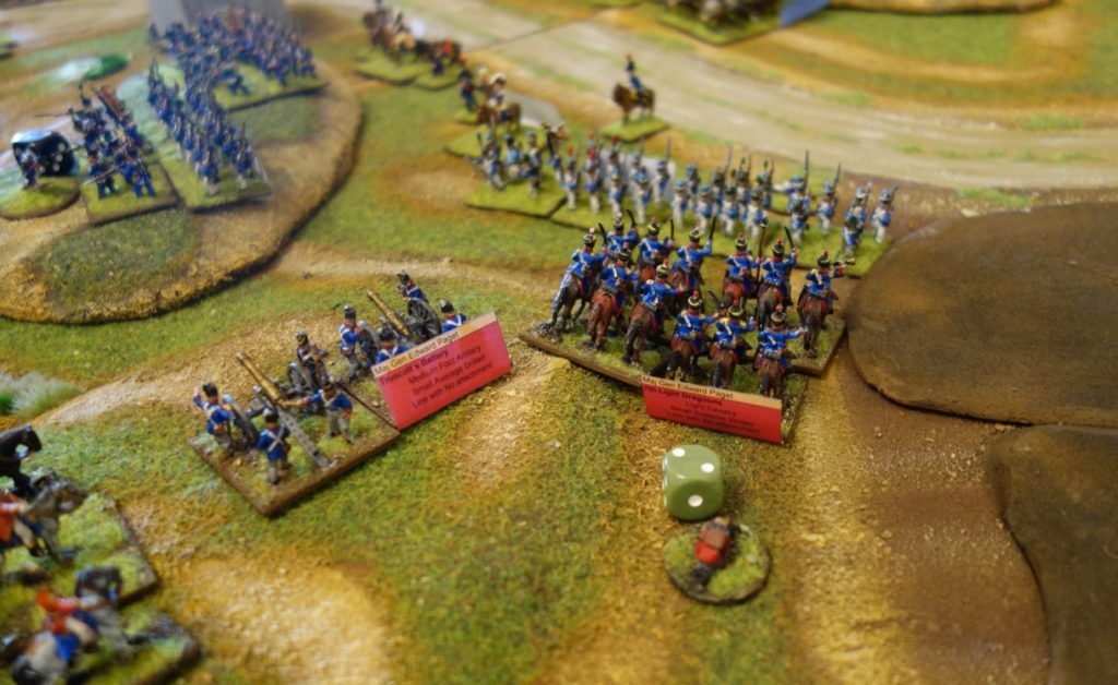 Zweiter Spieltisch "Napoleonic Warfare" im kleineren Maßstab auf der Do or Dice.