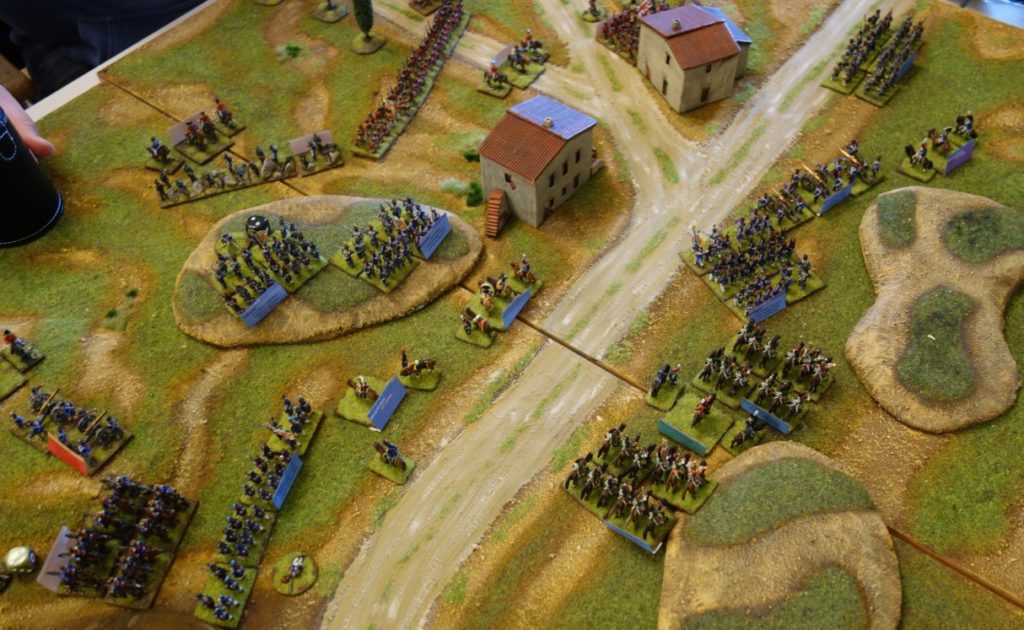 Zweiter Spieltisch "Napoleonic Warfare" im kleineren Maßstab auf der Do or Dice.