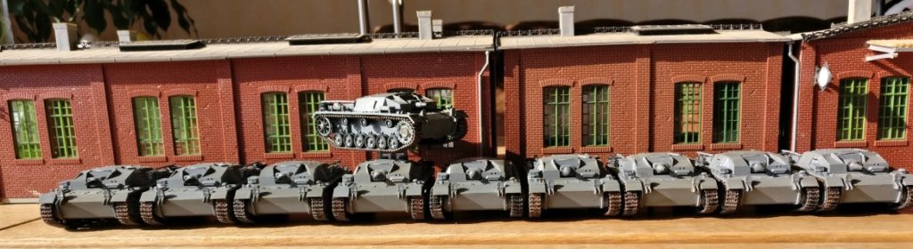 Serienfertigung meiner geliebten StuG III Stummel-Stugs