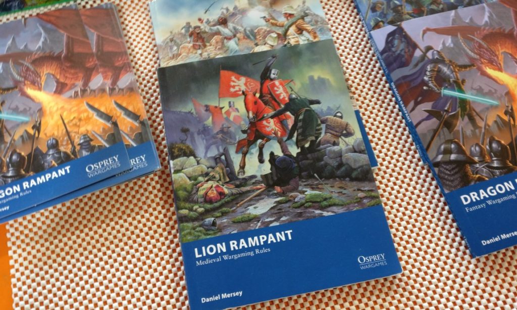 Lion Rampant Spieltisch auf der Ad Arma Convention 2017