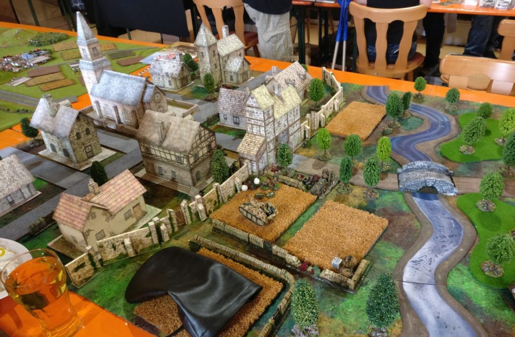 Bolt Action Spieltisch auf der Ad Arma Convention 2017