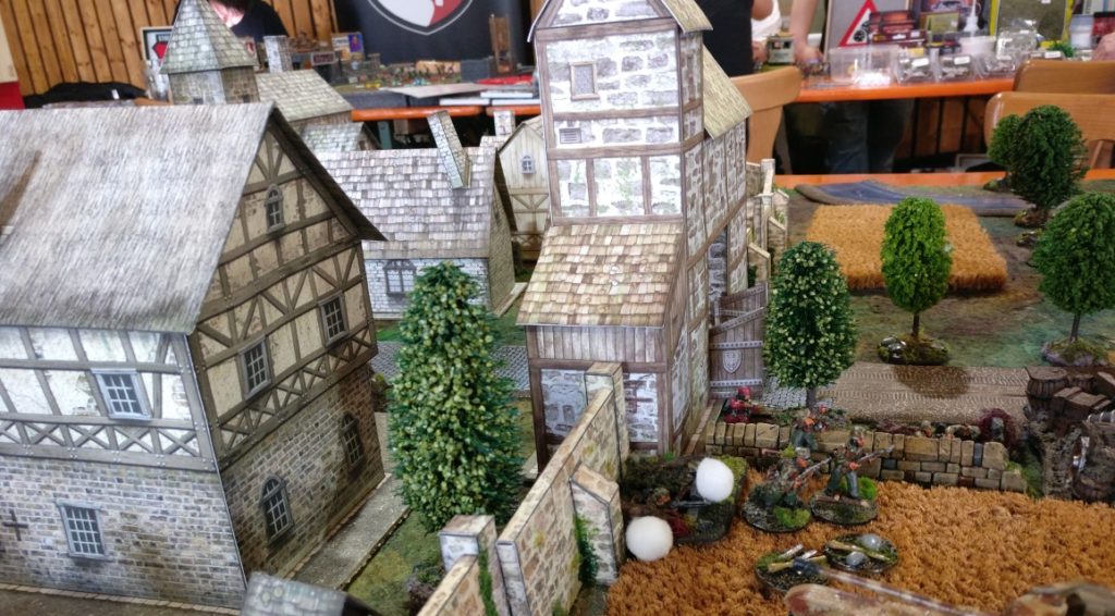 Bolt Action Spieltisch auf der Ad Arma Convention 2017