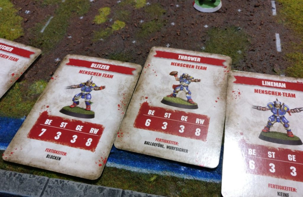 Spieltisch Bloodbowl auf der Ad Arma Convention 2017