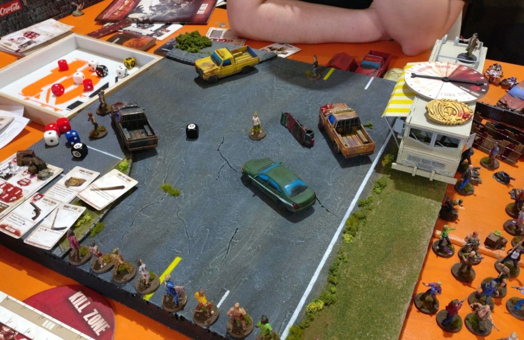 Spieltisch "The Walking Dead" auf der Ad Arma Convention 2017