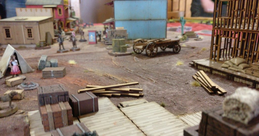 Spieltisch "Dead Man's Hand" auf der Ad Arma Convention 2017