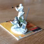 4cm-Base mit einem Scharfschützen-Trupp