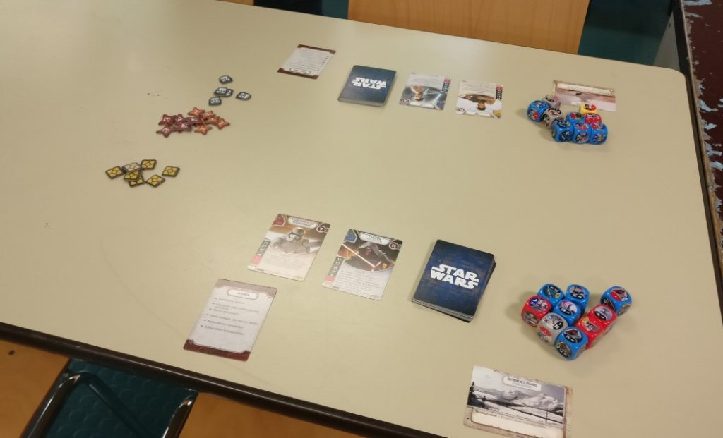 Spieltisch Star Wars Destiny auf der Table Topia in Aschaffenburg