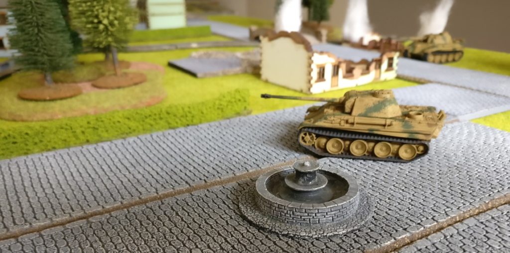 "Tanks"-Spieltisch auf der Table-Topia von Asgard e.V. in Aschaffenburg