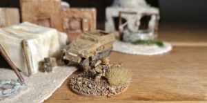 Die PBI CC Company Commander Base in 15mm. DAK / Deutsches Afrika Korps