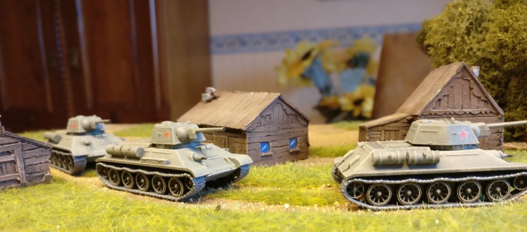 Die T-34/76 von Plastic Soldier irgendwo in den Pripjet-Sümpfen.