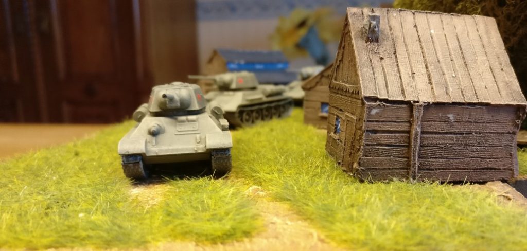 Die T-34/76 von Plastic Soldier irgendwo in den Pripjet-Sümpfen.