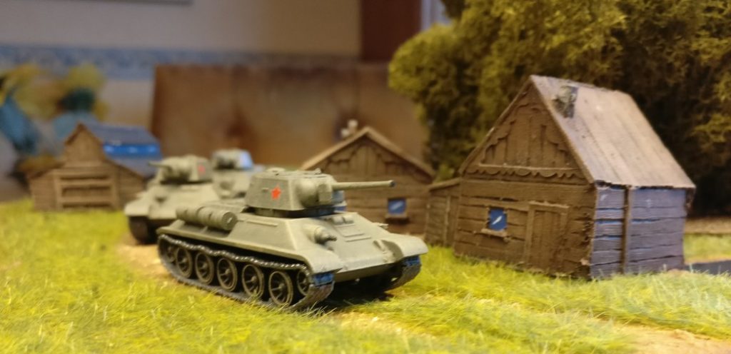 Die T-34/76 von Plastic Soldier irgendwo in den Pripjet-Sümpfen.