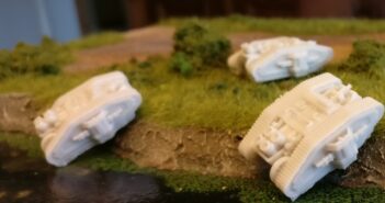 Mein neues Projekt: Dystopian Wars MKII Class Medium Tank