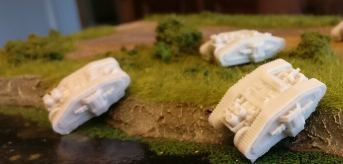 Mein neues Projekt: Dystopian Wars MKII Class Medium Tank