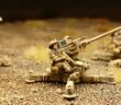 FoW Bofors 40mm gun (Flames Of War BR540)
