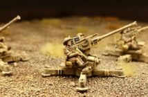 FoW Bofors 40mm gun (Flames Of War BR540)