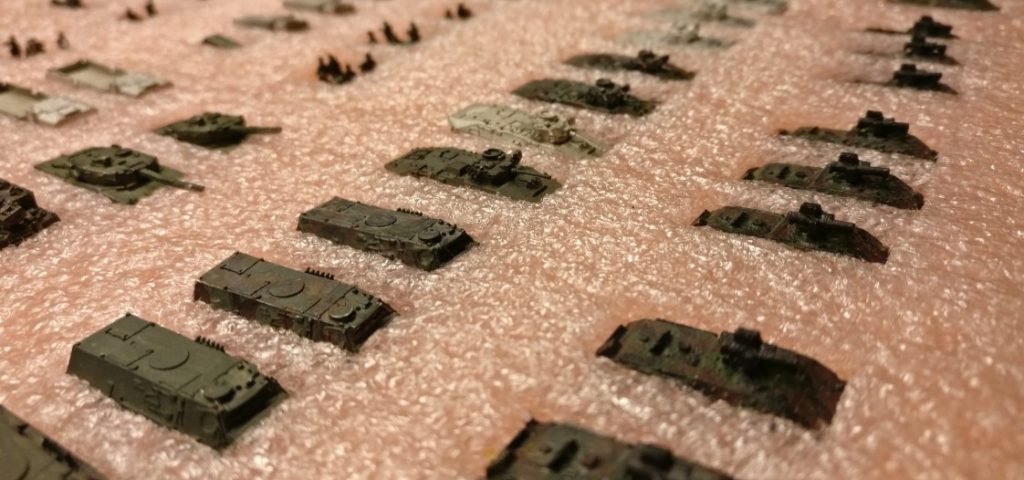 Panzer-Bataillon der Bundeswehr: Xenas GHQ Models Micro Armour -Lieferung