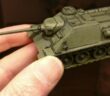 Pegasus 7663 SU-85M/100 Soviet Tank Destroyer: Blacklining-Versuch